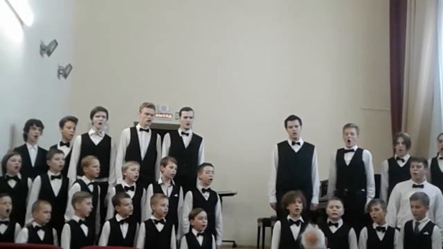 Выступление хора Лазаря Романовича Бабасинова в музыкальной школе им. Балаева смотреть онлайн