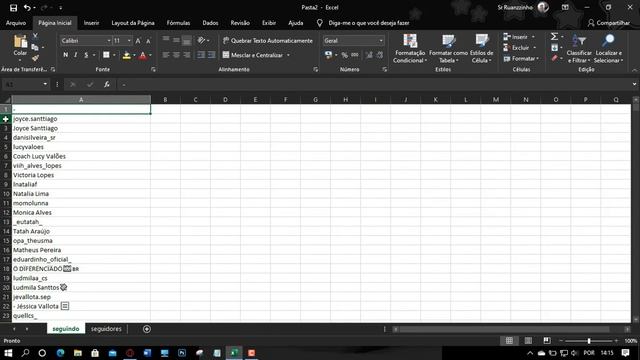 Como usar o Instagram com Excel !! смотреть онлайн