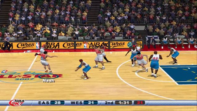 NBA 2K7 All-Star Game - Playstation 2 (4k 60fps) #nba #ps2 #nba2k7 #gameplay #allstargame смотреть онлайн