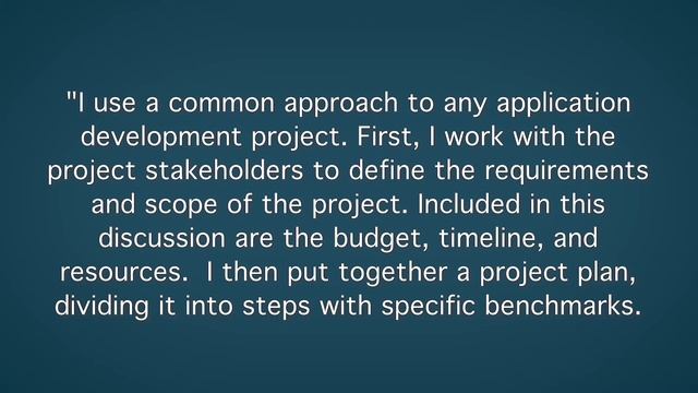 Application Developer Interview Questions with Answer Examples смотреть онлайн