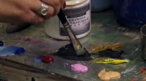 ? Рисуем маслом. Мастер класс по живописи. Рисуем цветы