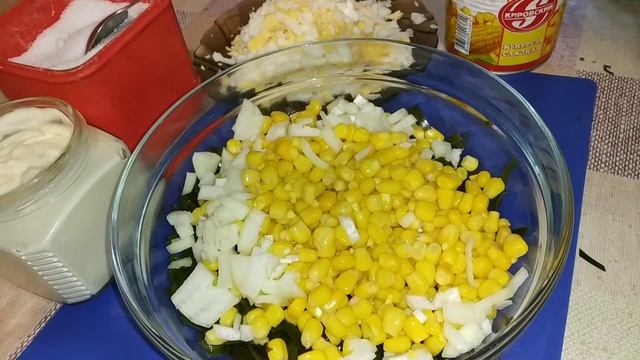 Салат с Морской КАПУСТОЙ и ЯЙЦОМ .Отлично для ужина! смотреть онлайн