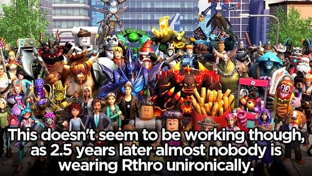 Roblox BANS Normal Avatars from branding смотреть онлайн