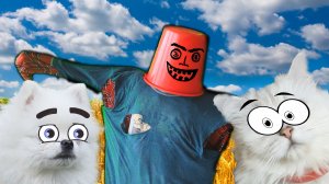 Прячься от ПУГАЛА если найдёшь его у себя во ДВОРЕ !!!