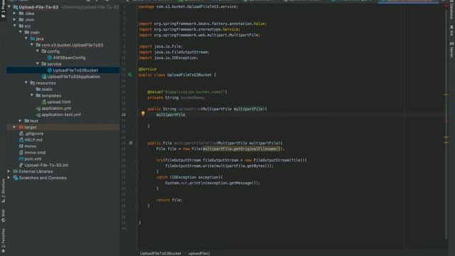 Spring Boot: AWS S3 Buckete File Upload Etmek смотреть онлайн