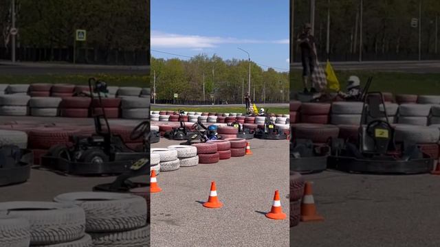 Когда ты квалифицировался 2, а по итогу 3. Кубок Поршня 2023. 5 этап. Картинг. 6 лет смотреть онлайн