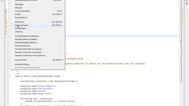HOW TO REMOVE UNUSED IMPORTS IN ECLIPSE смотреть онлайн