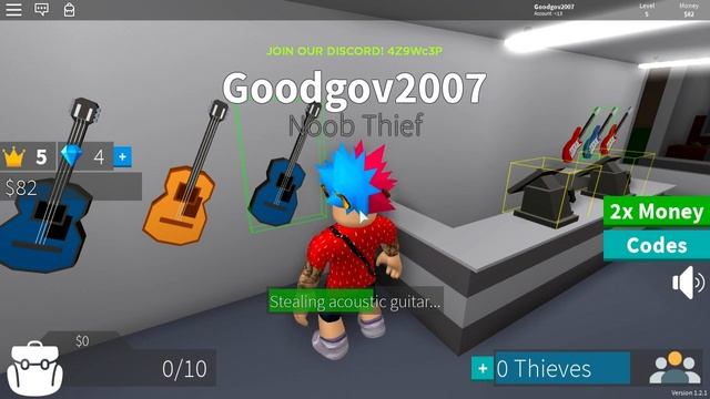 ОГРАБИЛ МАГАЗИН МУЗЫКАЛЬНЫХ ИНСТРУМЕНТОВ Roblox на русском смотреть онлайн