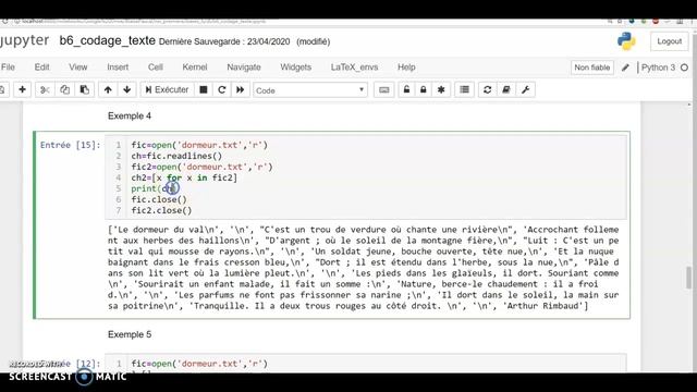 b6 methode readlines et rstrip смотреть онлайн