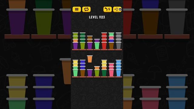 Cup Sort Puzzle Level 1123 = Water Sort Puzzle Level 1123 = Ball Sort Puzzle Level 1123 All the sam смотреть онлайн