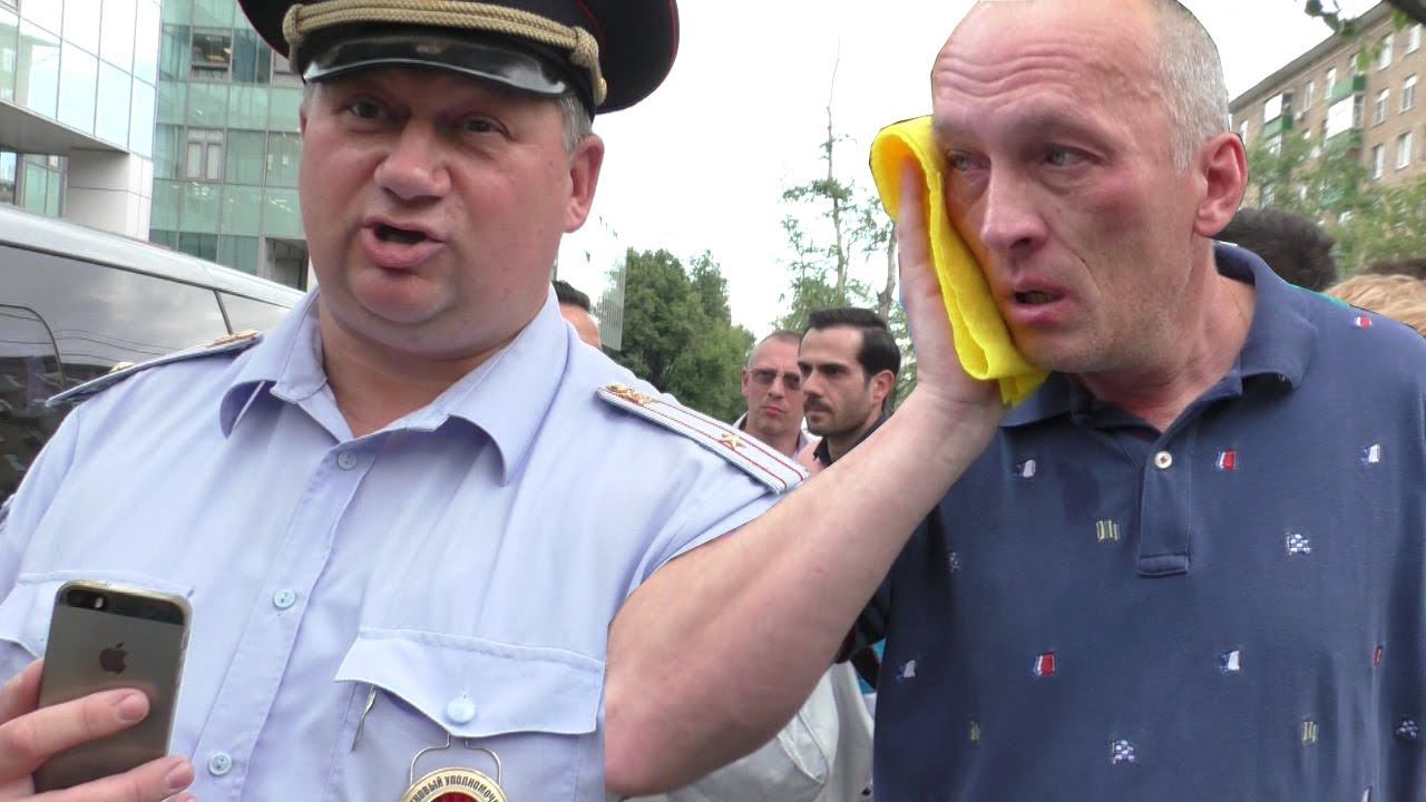 Москва. #5. Прикатила важная крыша офисного быдла, нарушила все и пыталась пропихнуть 19.3 КоАП смотреть онлайн