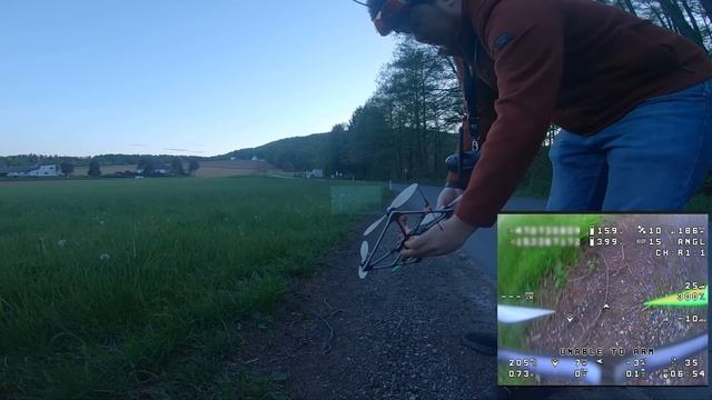 ☀ Долголёт на час. Ультралёгкий разведчик весом 250грамм. [LR Quad V9 I]