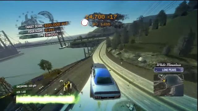 Burnout Paradise 6.1 Million Point Stunt Run смотреть онлайн