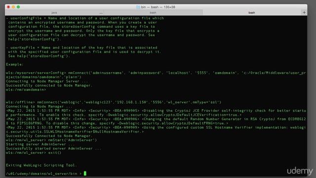 Oracle WebLogic 12c for Administrators 037 Lab 11 Node Manager Part 2 смотреть онлайн
