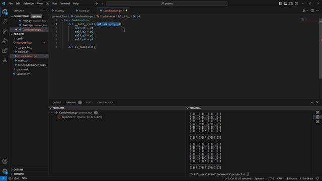 Text-Based Connect Four in Python || Python Tutorial смотреть онлайн