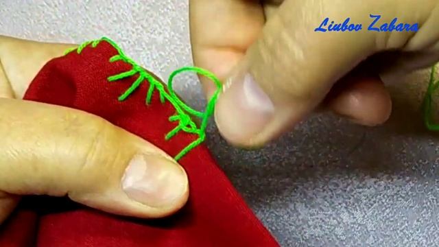 ОБМЁТОЧНЫЕ ( ОКАНТОВОЧНЫЕ) ШВЫ. Learn hand sewing blanket stitch. смотреть онлайн