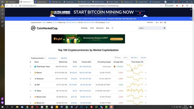 Шутка 1 апреля на CoinMarketCap смотреть онлайн