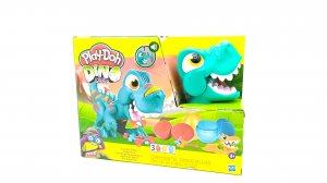 Голодный Динозавр Плей До Ти-Рекс. Play-Doh Dino crew