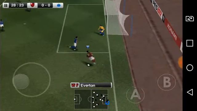 Jogando Pes 2012 no android смотреть онлайн