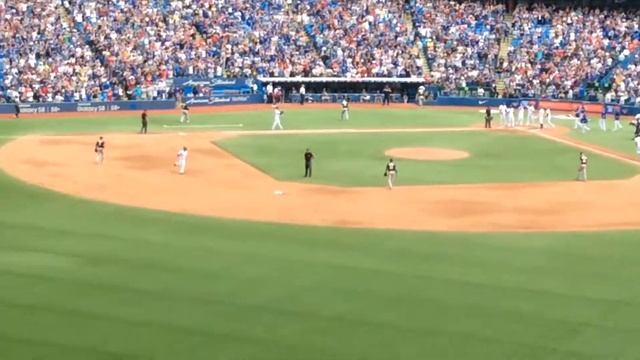 Steve Pearce frappe un walk-off grand slam homerun vs Oakland Athletics (Vue du champ) смотреть онлайн