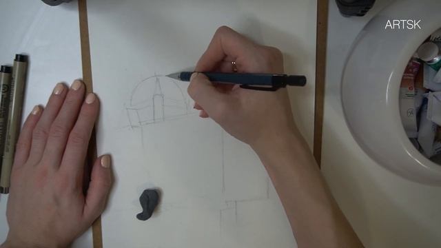 Скетчинг. Линеры против гелевой ручки! смотреть онлайн