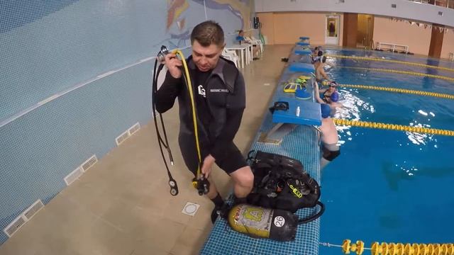 Обучение дайвингу в Новосибирске. Дайвинг центр Акваланг. Обзор ступеней регулятора смотреть онлайн