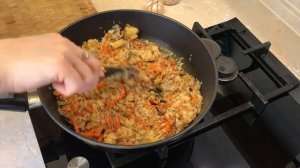 Постный ПЛОВ С ВЕШЕНКАМИ.