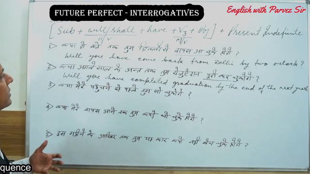 English Speaking Practice 20 ll future perfect tense/rules/practice/Hindi/example/speaking/translat смотреть онлайн