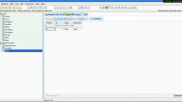 C# : Comment se connecter à un fichier de base de données sqlite avec visual studio 2012PART 1 смотреть онлайн