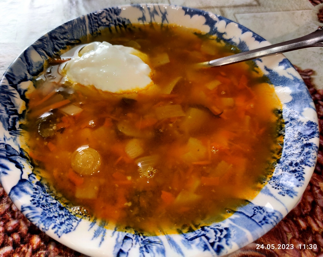 Гороховый суп с курицей, в мультиварке. смотреть онлайн