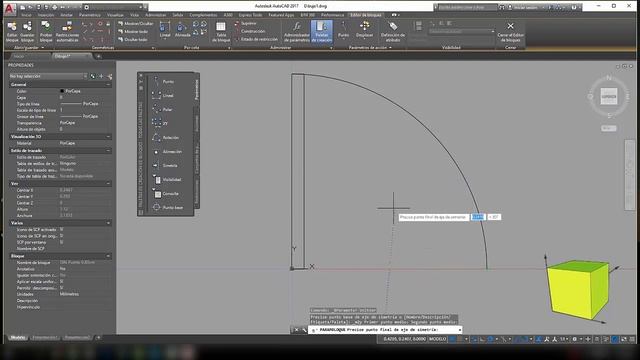 94 - Crear un bloque dinamico en Autocad 2017 смотреть онлайн