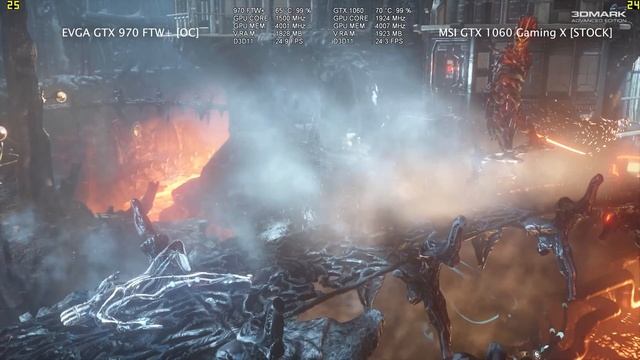 3DMark: Firestrike | GTX 970 OC vs GTX 1060 STOCK смотреть онлайн