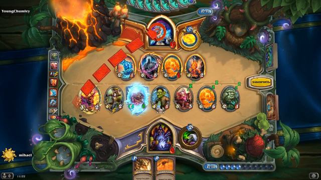 Hearthstone: Чернокнижник VS Maг и Жрец. Злобный Гул`Дан! смотреть онлайн