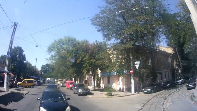 На 12 трамвае по Слободке. Одесса. смотреть онлайн