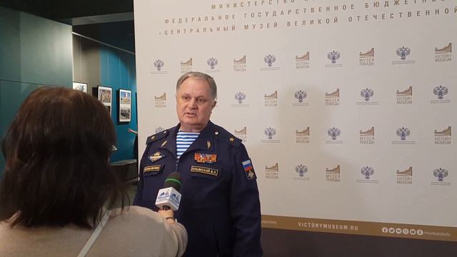 Интервью генерала-майора В.Я. Крымского на открытии проекта «Школьный музей Победы» смотреть онлайн