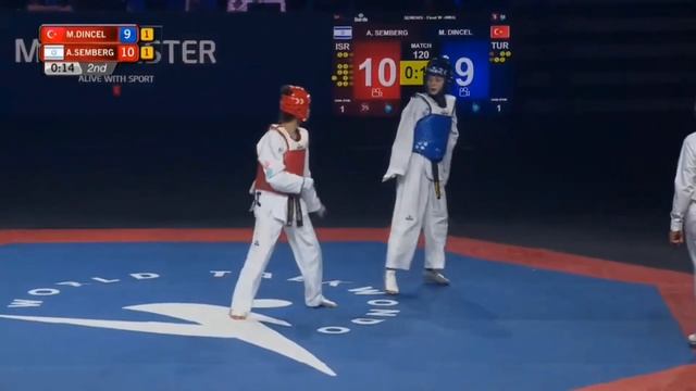 Final Female -49 kg Merve Dincel (TUR) - Avishag Semberg (ISR) 2022 European Taekwondo Championship смотреть онлайн