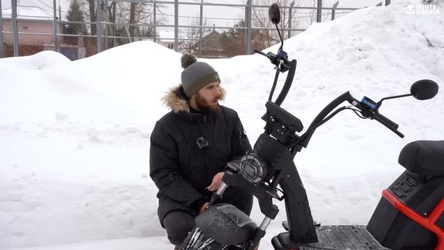 Электроскутер из БУДУЩЕГО! | WHITE SIBERIA PRO BLACK EDITION 5000W смотреть онлайн