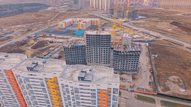 ЖК "Гармония". Ход строительства, ноябрь-2018 смотреть онлайн