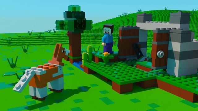 LEGO MINECRAFT The Fortress Complete Video смотреть онлайн
