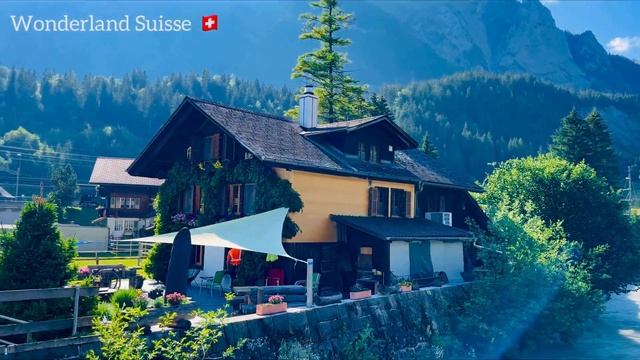 Kandersteg One Of The Most Touristic Place In Switzerland (4k)