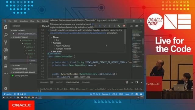 Hacking Java and Spring Boot Applications with Visual Studio Code смотреть онлайн