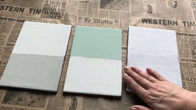 Чем покрасить плитку в ванной?Эксперимент с самодельной меловой краской.