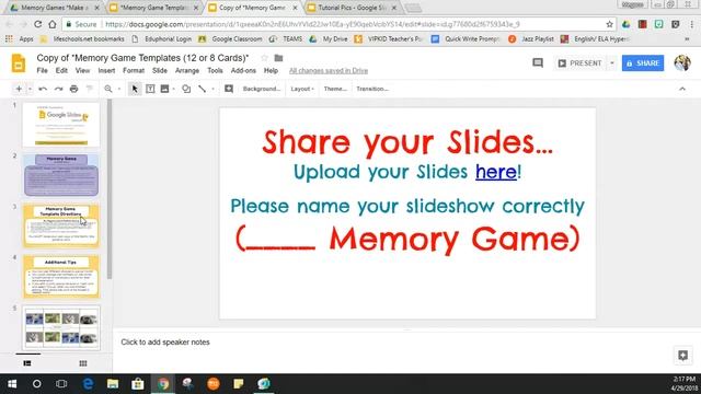 Creating Digital Puzzles & Memory Games Tutorial | VIPKID Google Slides смотреть онлайн