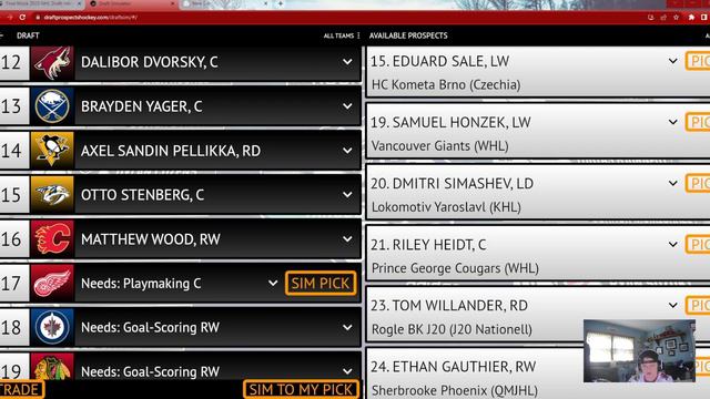 2023 NHL First Round Mock Draft смотреть онлайн