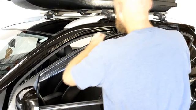 WELLvisors side window deflector vent visor Installation Video HYUNDAI TUCSON 10-15 смотреть онлайн