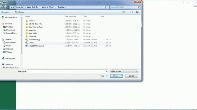 02 How to Open a Workbook in Excel 2013 смотреть онлайн