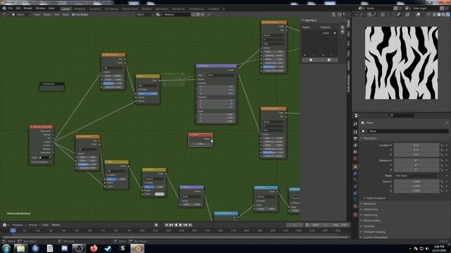 Procedural Nodes (part 38) - Procedural Tiger Stripes in Blender смотреть онлайн