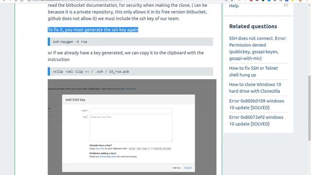 How to fix ssh "permission denied (publickey)" [git clone error] смотреть онлайн
