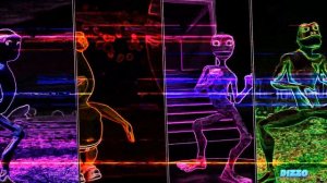Dame tu Cosita VS Patila VS Me Kemaste VS Alien Green VS Bad Santa Color dance challenge