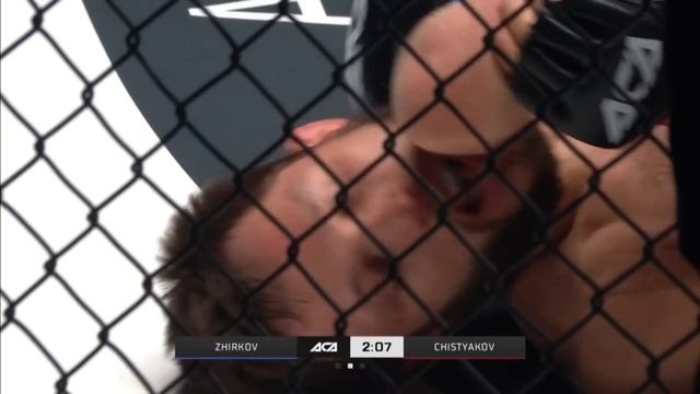 Игорь Жирков vs. Никита Чистяков | Igor Zhirkov vs. Nikita Chistyakov | ACA 139 смотреть онлайн